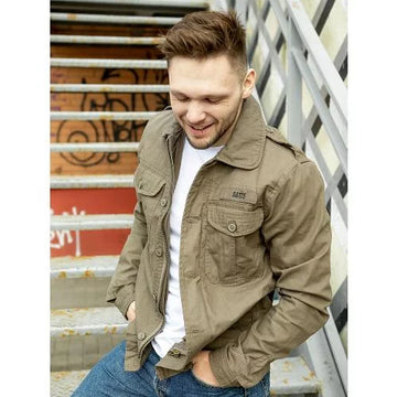 SURPLUS HERITAGE VINTAGE JACKE OLIVE