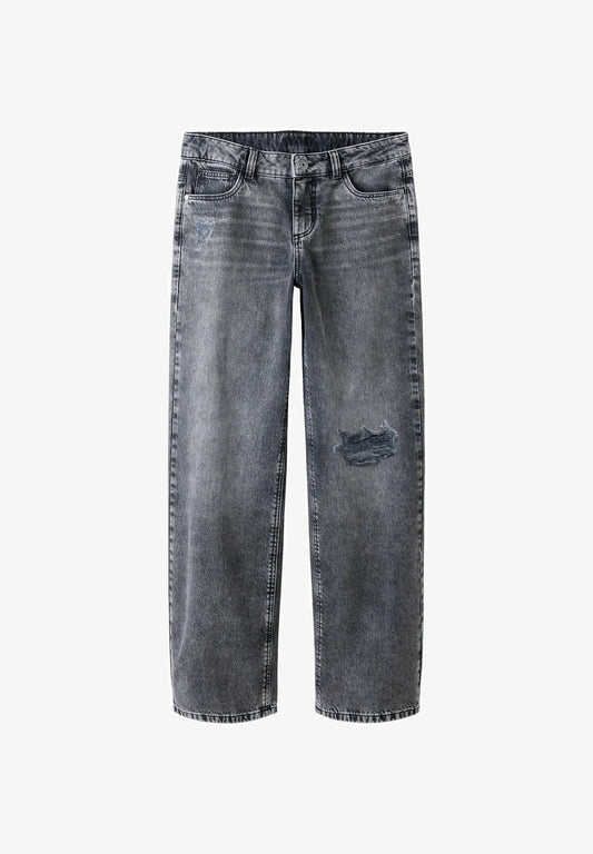Two Soon - DESTROYED-EFFEKT - Jeans Straight Leg - medium grey denim