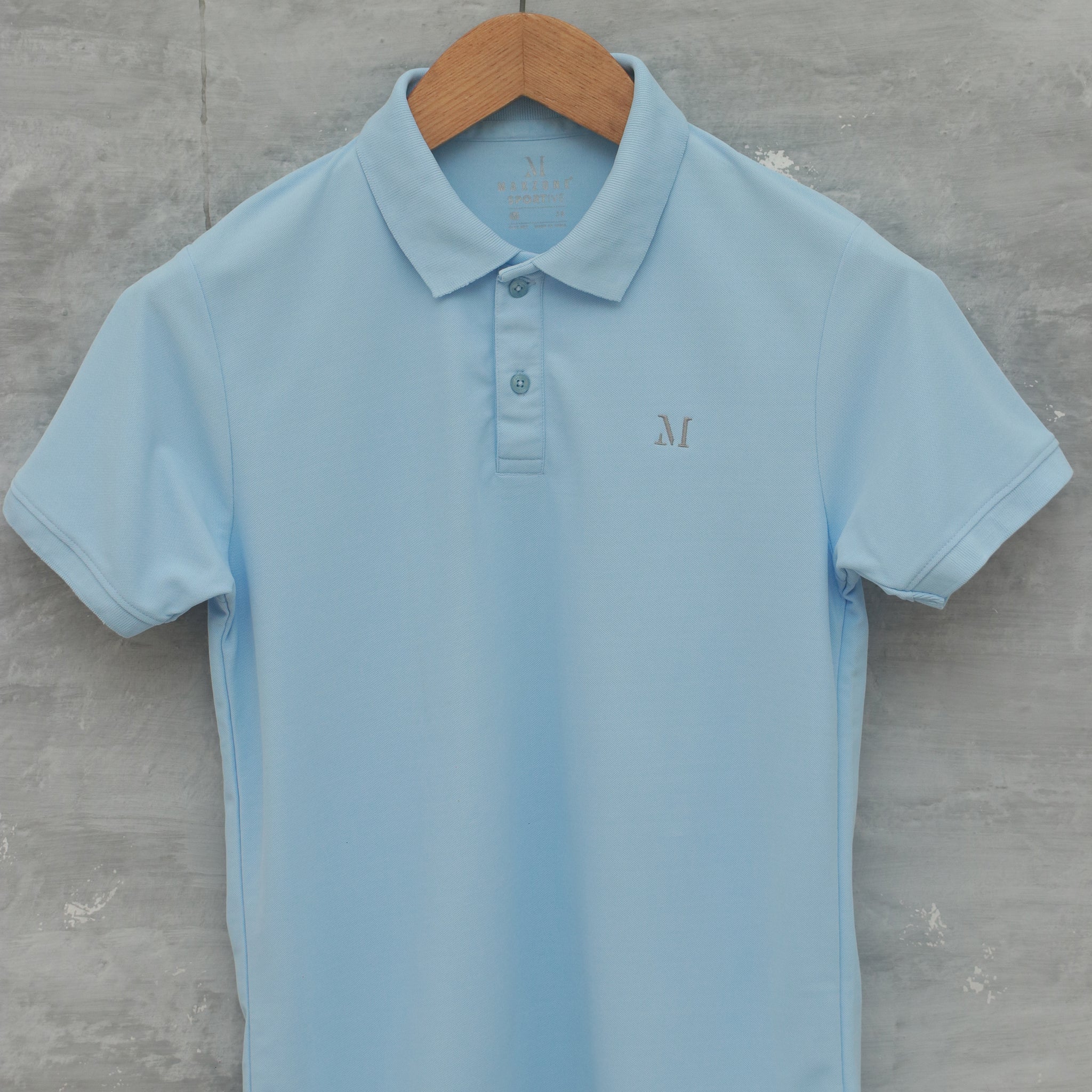 Men Polo Shirt 596 (Sky Blue MaxZone)
