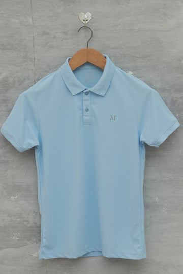 Men Polo Shirt 596 (Sky Blue MaxZone)