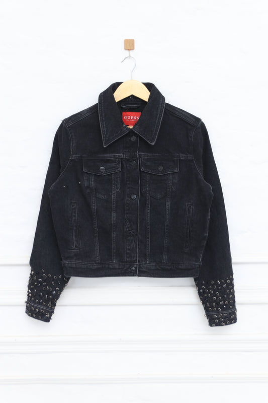 Guess Denim Jacket Arm Stone 012