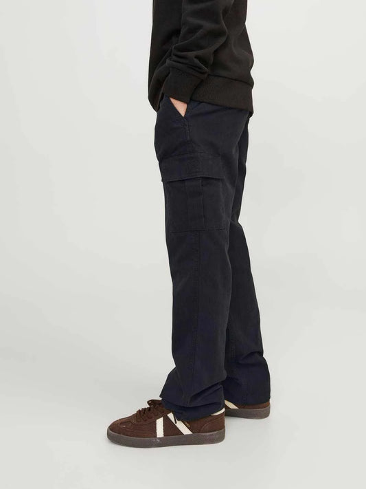 J&J Junior - JPSTKANE JJBARKLEY CARGO PANT NOOS JNR BLACK