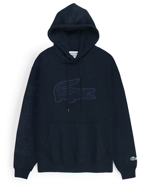 Exclusive L-S-C-T Embossed Mens Hoddie - Navy Blue