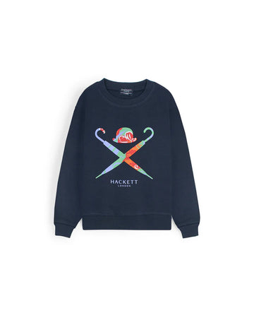 Kids Sweat Shirt 084 (Navy Blue)