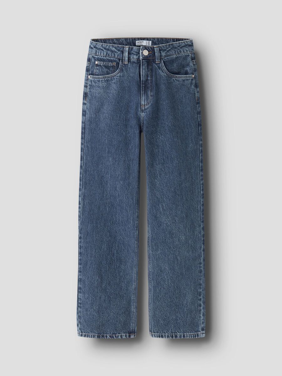 NAME IT - HIGH WAISTED REGULAR FIT JEANS