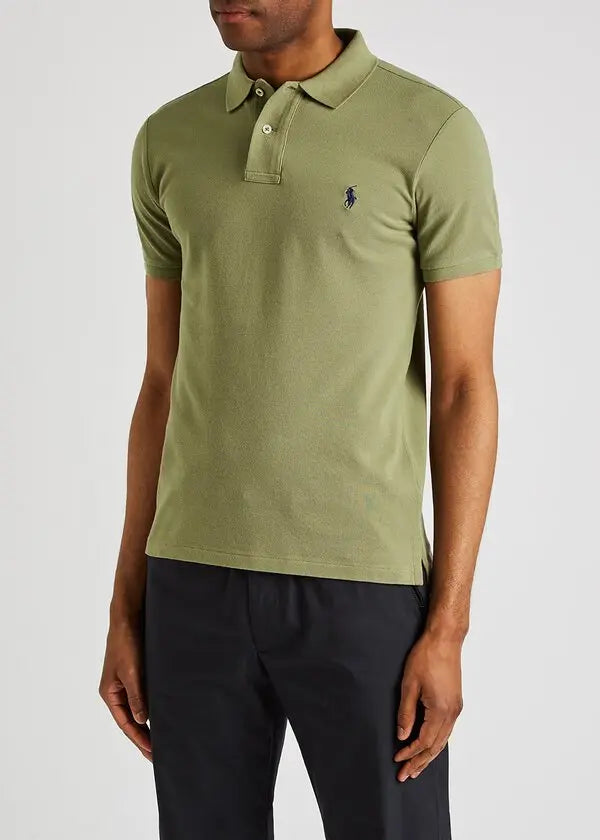 Polo Ralph Lauren Men's, Classic-Fit Soft Cotton Polo Shirt - Olive