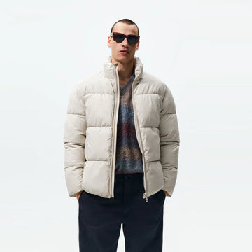 ZR PUFFER JACKET OFF WHITE 014