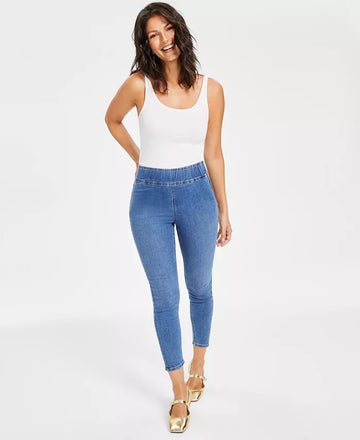 Women's Pull-On Skinny Cropped Jeans I.N.C