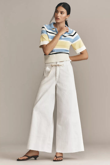 The Full Raver High-Rise Wide Leg Jeans by Pilcro 058
