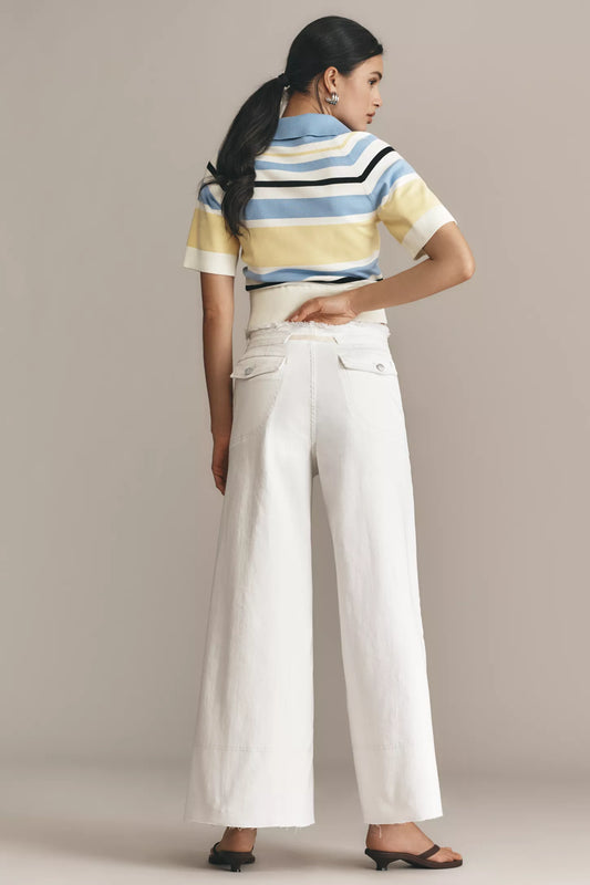 The Full Raver High-Rise Wide Leg Jeans by Pilcro 058