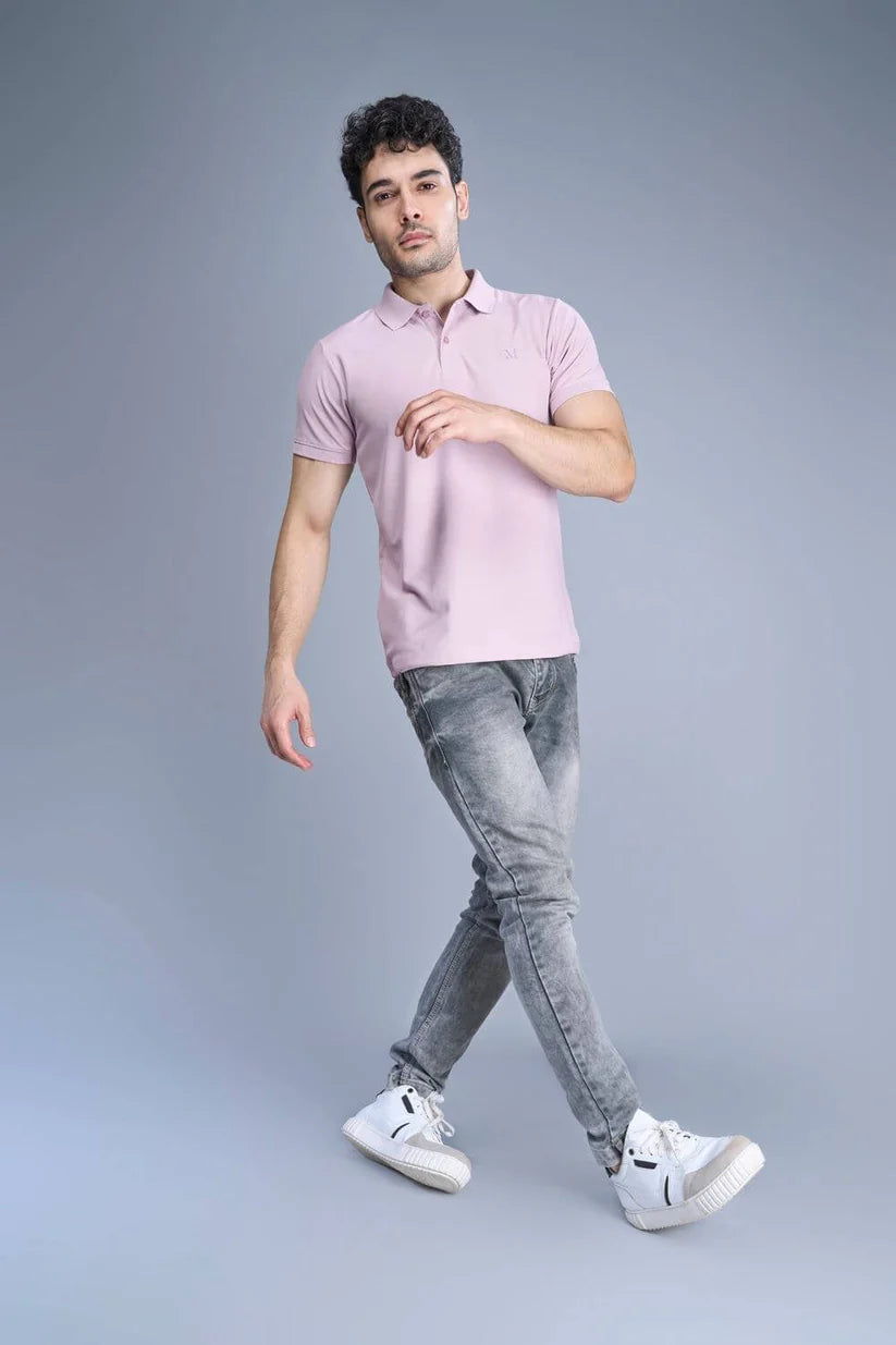 Men Polo Shirt 592 (Mauve MaxZone)