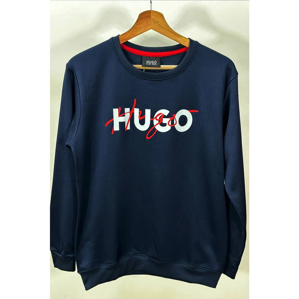 Men Sweat Shirt 030 (NAVY BLUE)