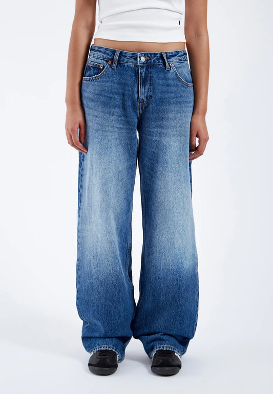 Dr Denim - Hill Relaxed Fit Jeans - Stream Mid Fade 01004