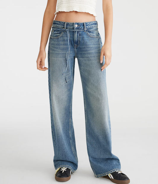 Aerpostal - Low-Rise Baggy Wide Leg Jean 01007