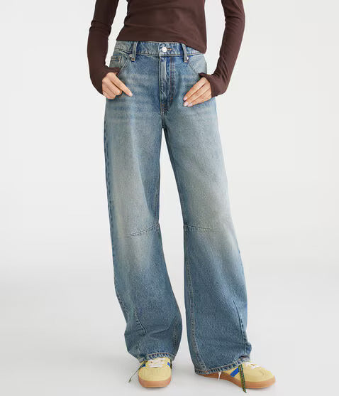 Aeropostal - Low-Rise Baggy Barrel Jean 01003