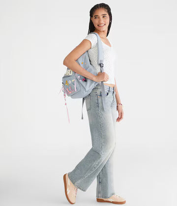 Aerpostal - Low-Rise Baggy Wide Leg Jean 01042