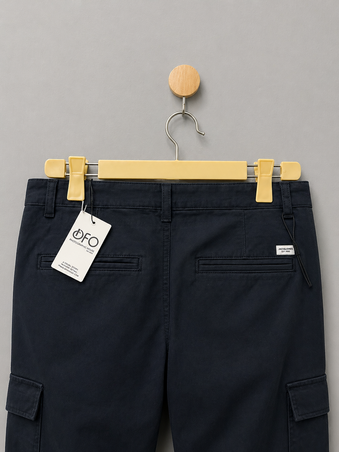 Classic Black Cargo Pant J&J
