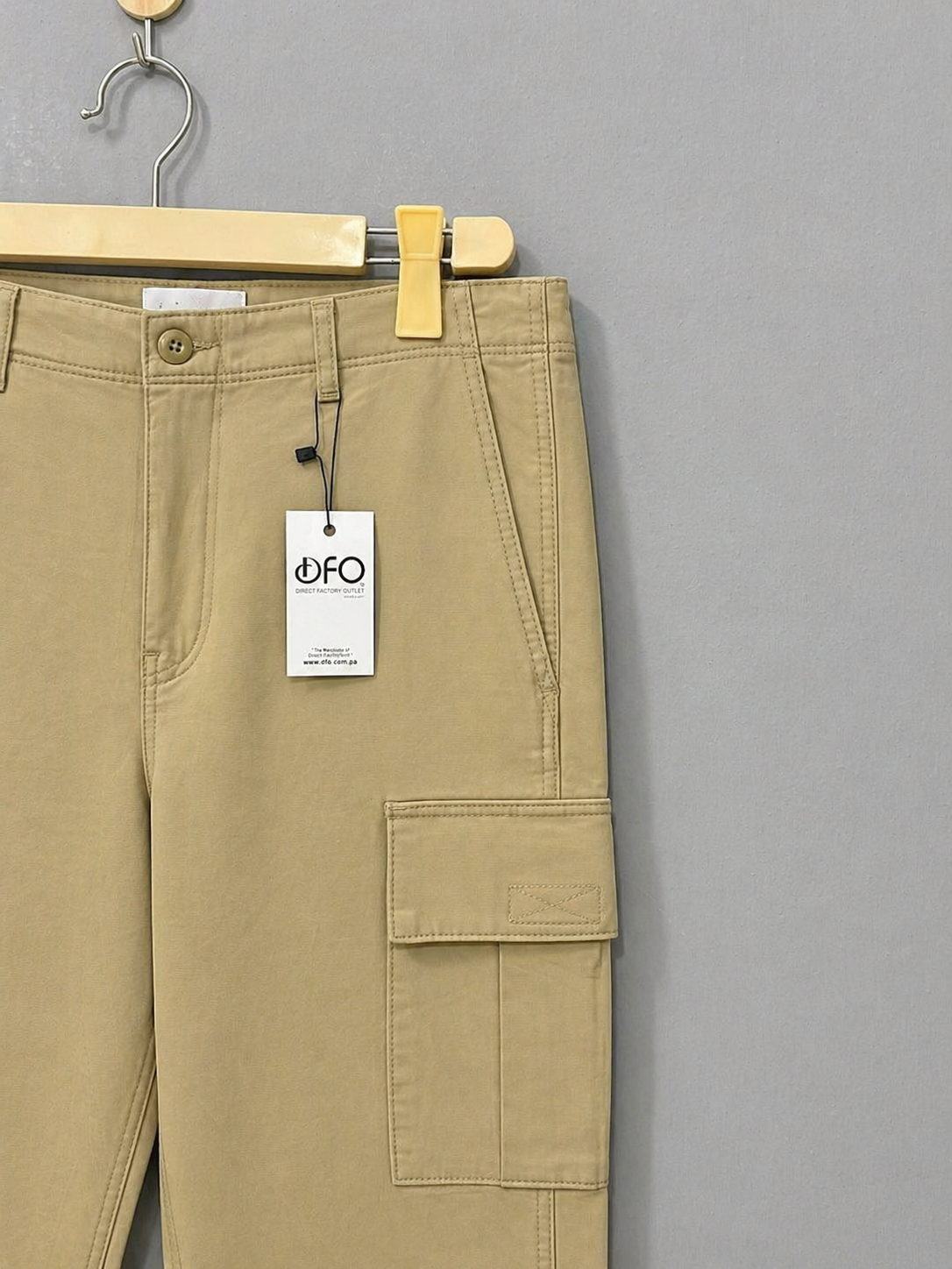 Beige Men Cargo Pant J&J