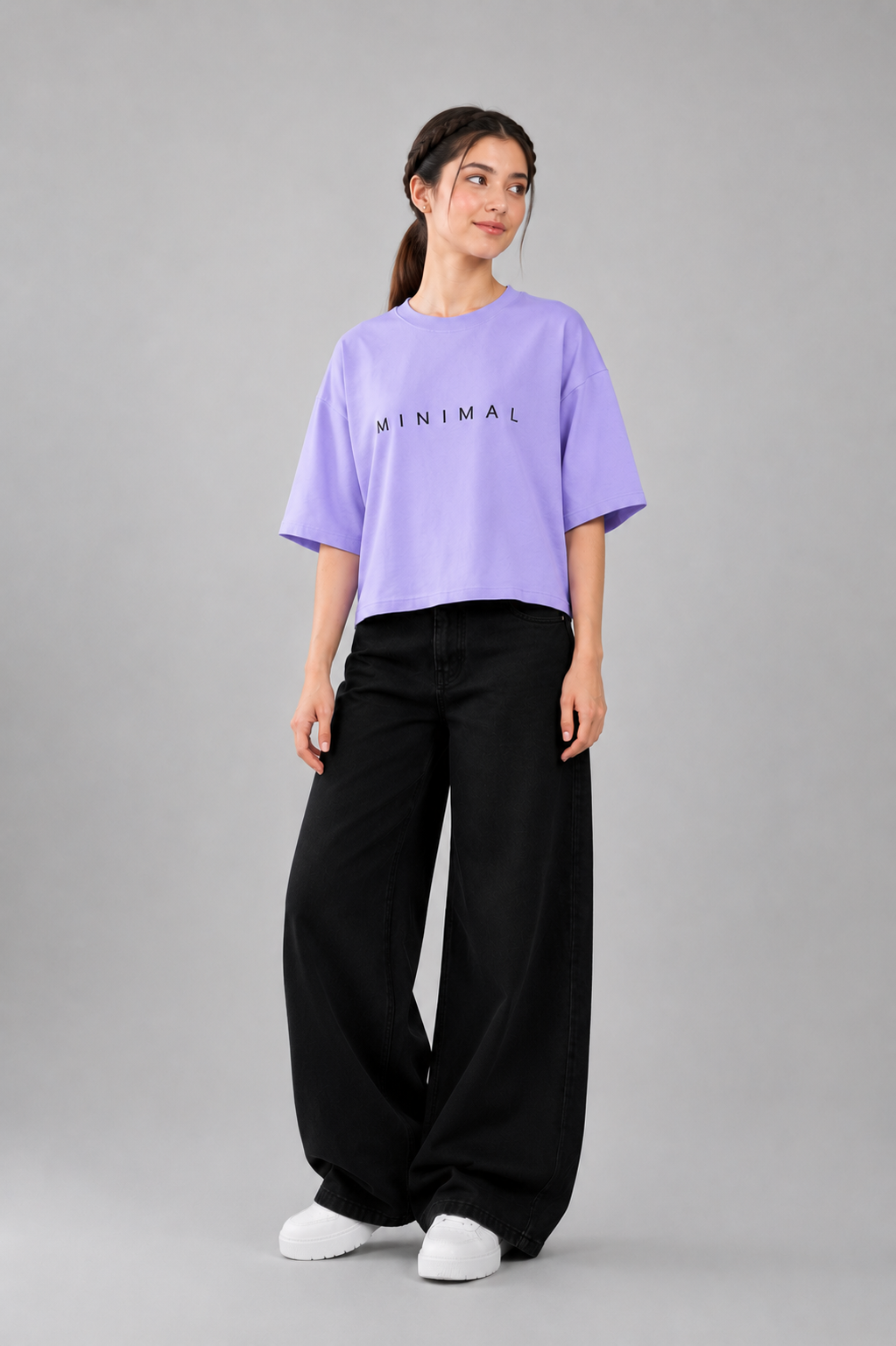 Lilac Bliss Drop shoulder