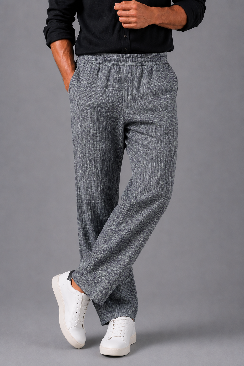 Retro TV Linen Trousers