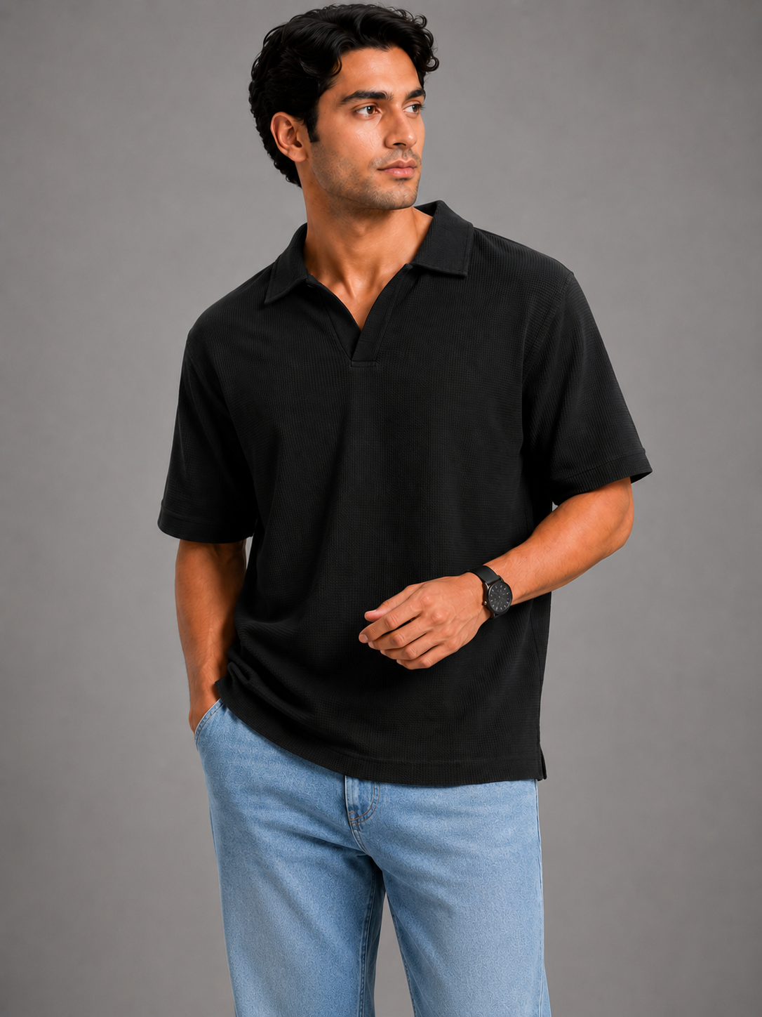 Soft Waffle Polo