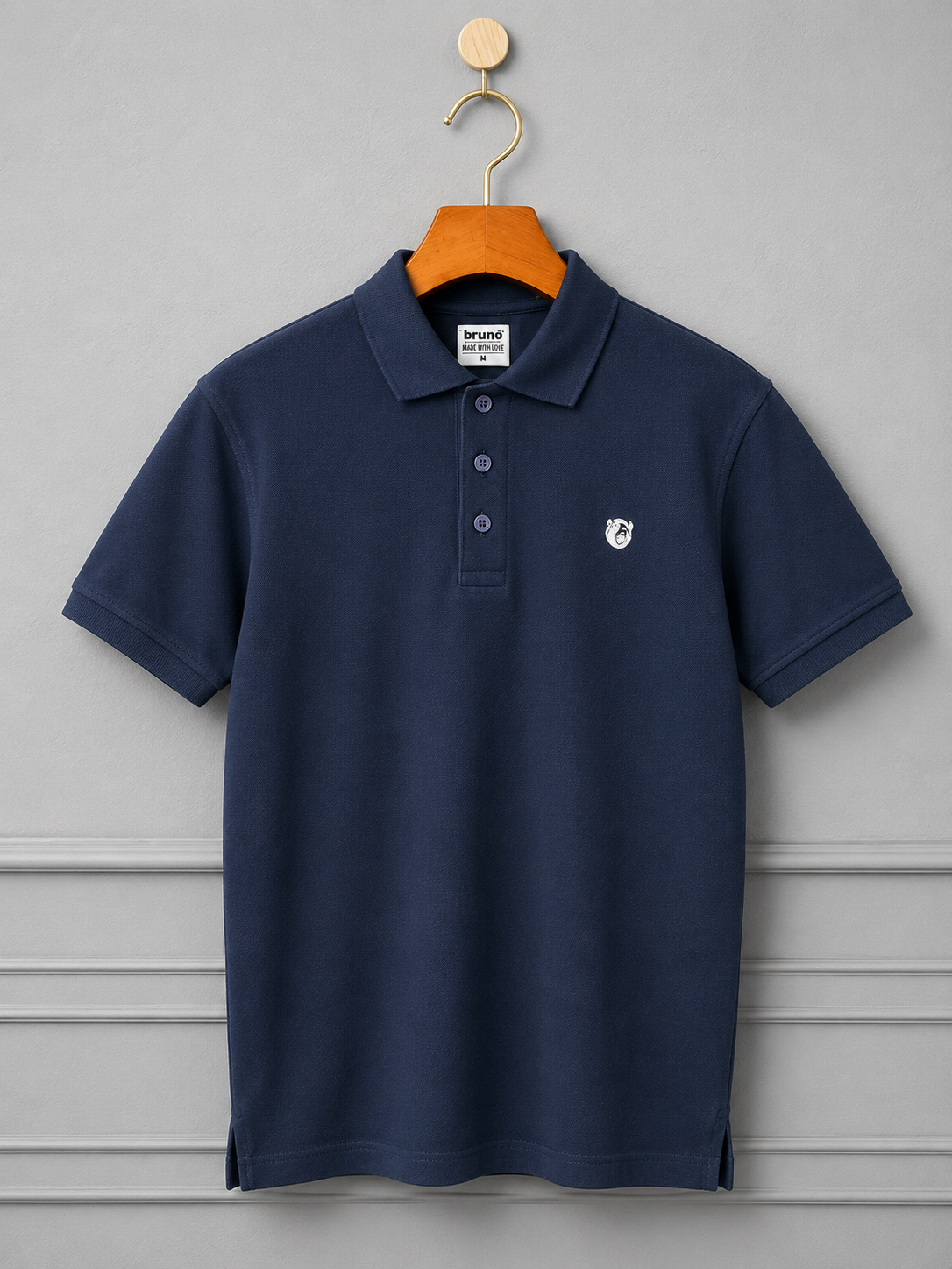 Midnight Crest Men  Polo