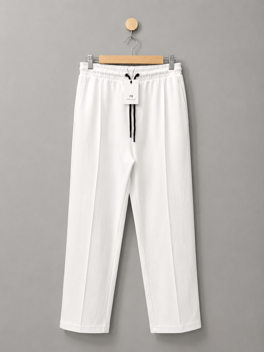 Men’s Classic White Trousers p&b