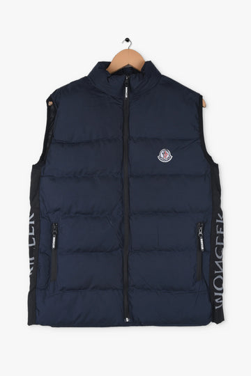 MONCLER PUFFER GILET NAVY BLUE 011