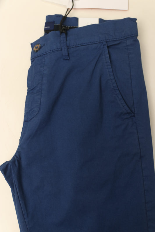 Men Cotton Regular Fit Pant 06 (Royal Blue )