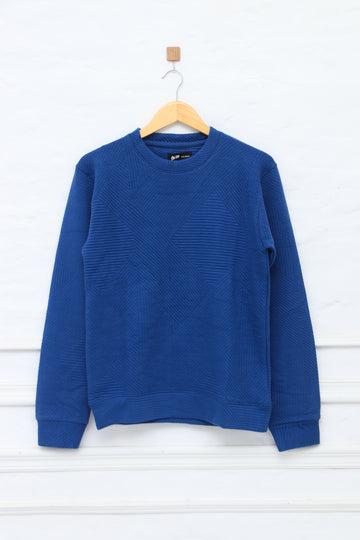 Men Textured Sweat Shirt 058