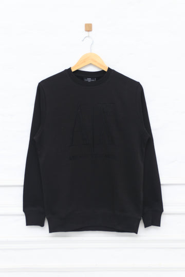 Men Sweat Shirt 145 (Black)