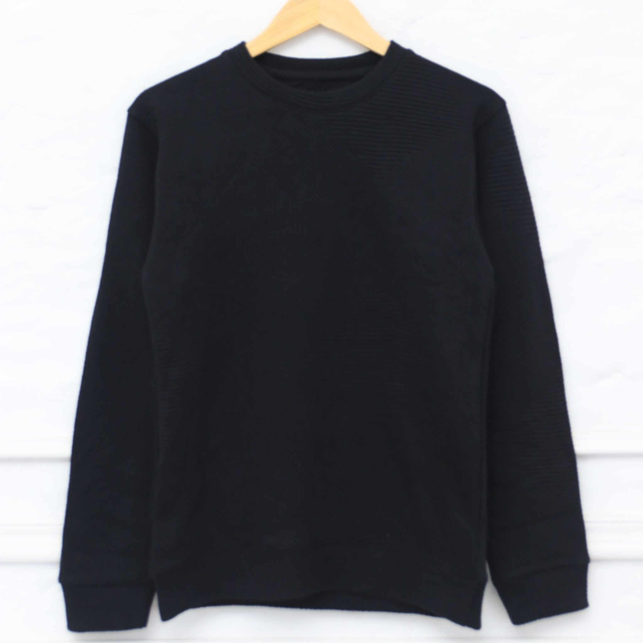 Men Textured Sweat Shirt 068