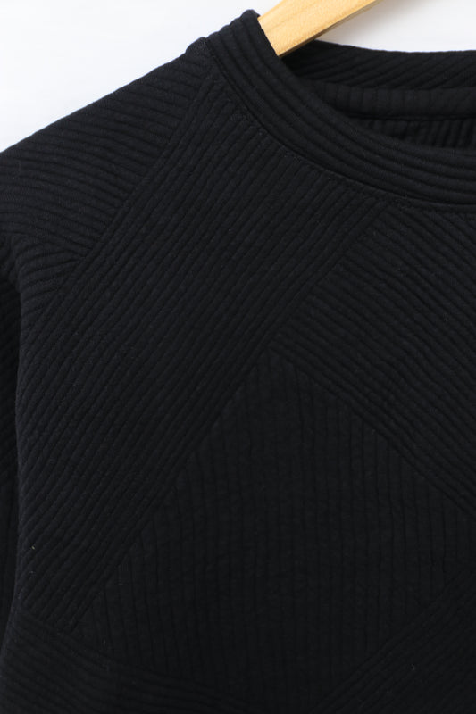 Men Textured Sweat Shirt 068