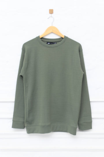 Men Textured Sweat Shirt 069