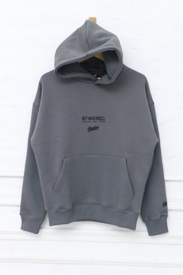 Pull&Bear STWD hoodie in Grey