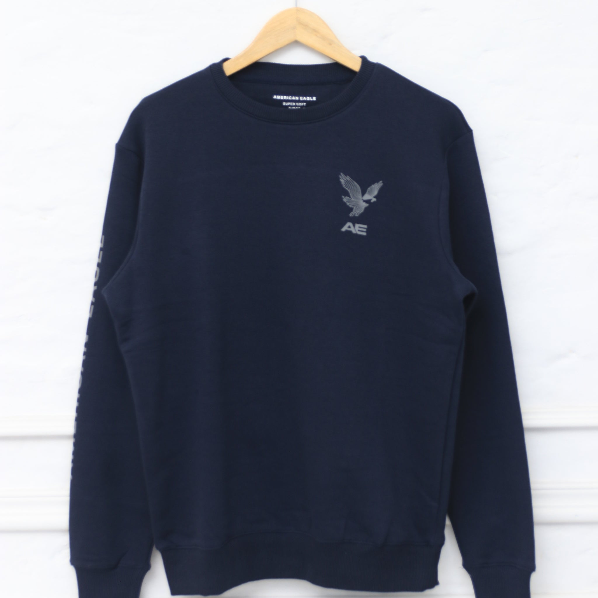 Men Sweat Shirt 187 (Navy Blue)