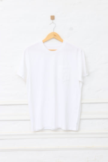 Everyday Crew Neck Basic T-Shirt Pocket 019