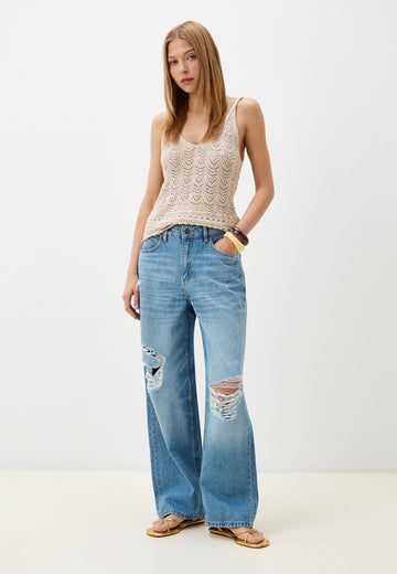 Facecode - Astro Ripped Jeans 01045