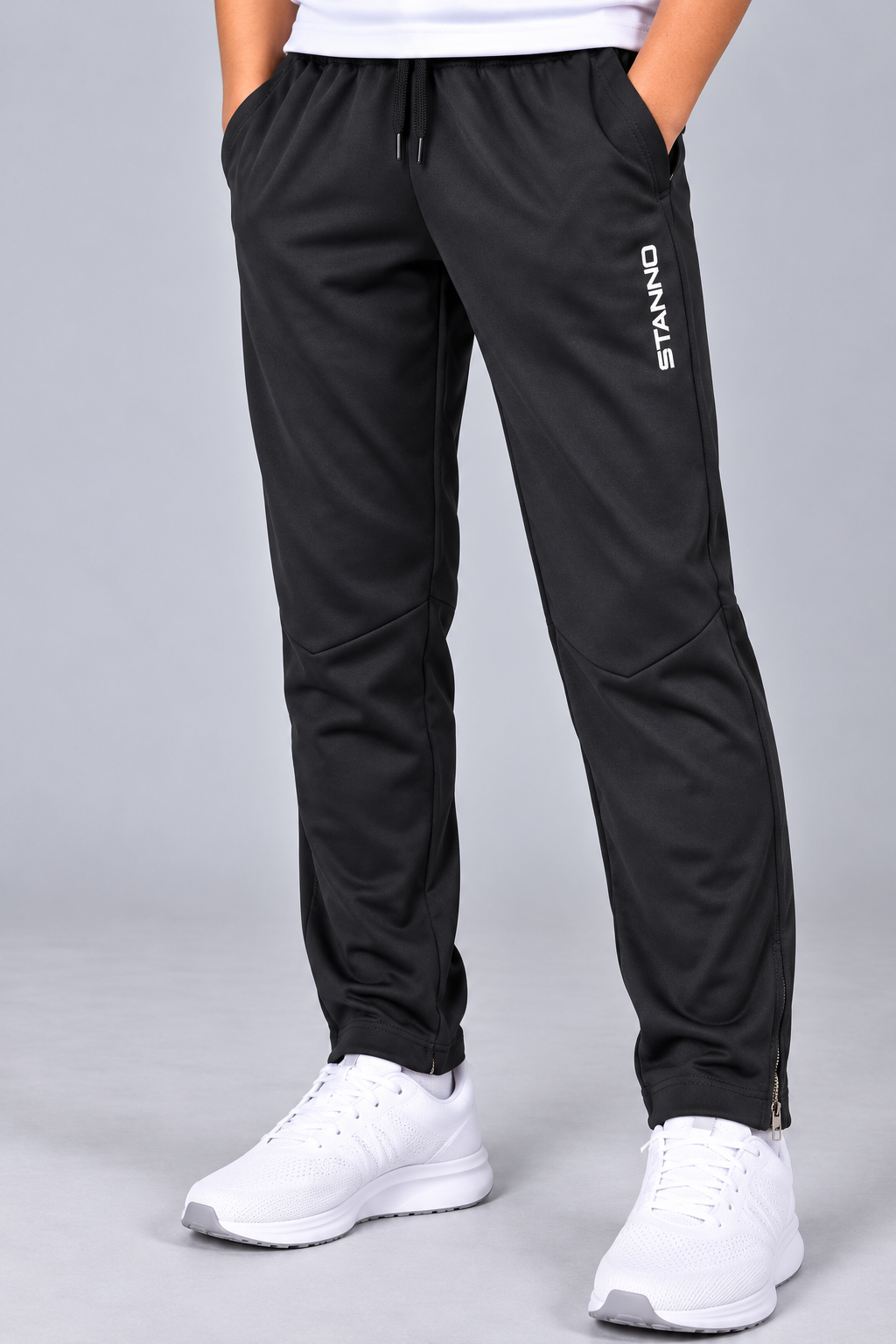 Kids Black Athletic Trousers