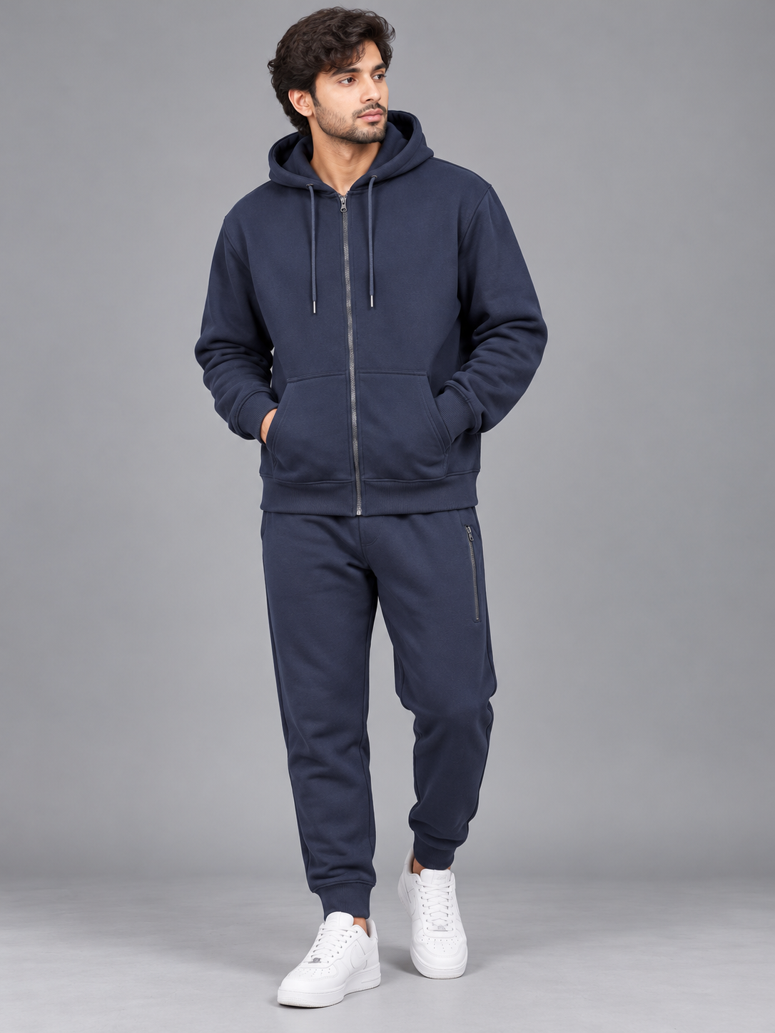Men Zip-Up Tracksuit