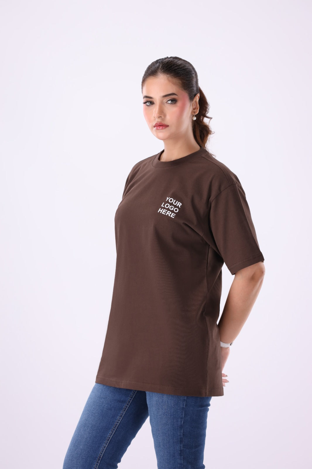 Women Tee Downshoulder 1022