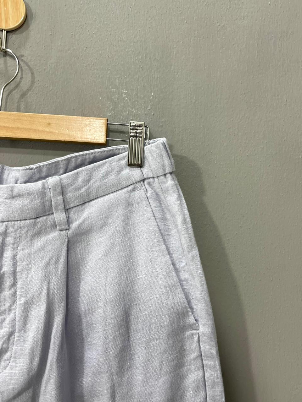 Men Light Purple linen pant
