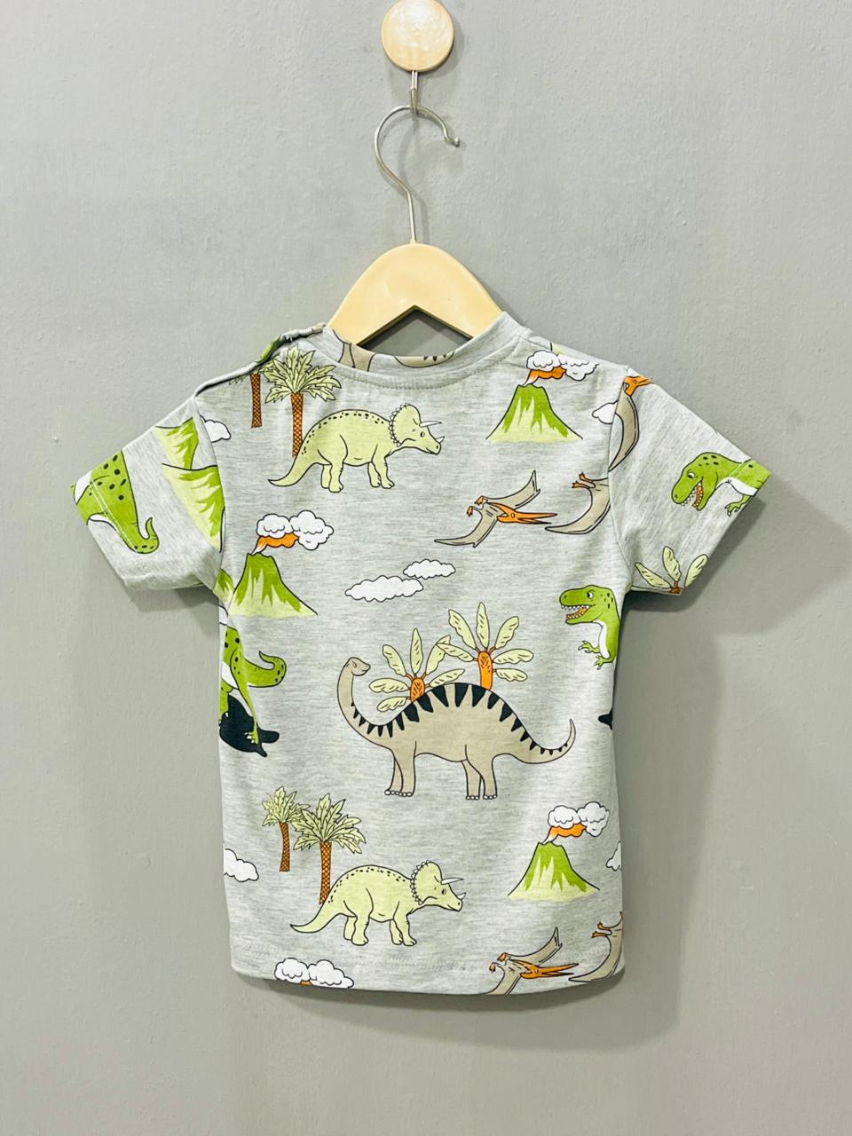 Heather Grey T-Rex Co-ord Set