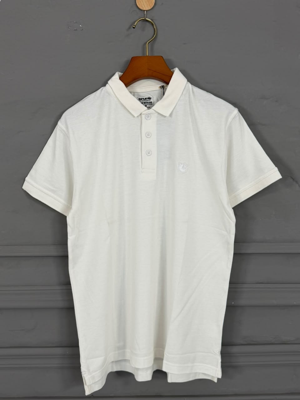 Men Classic White Polo