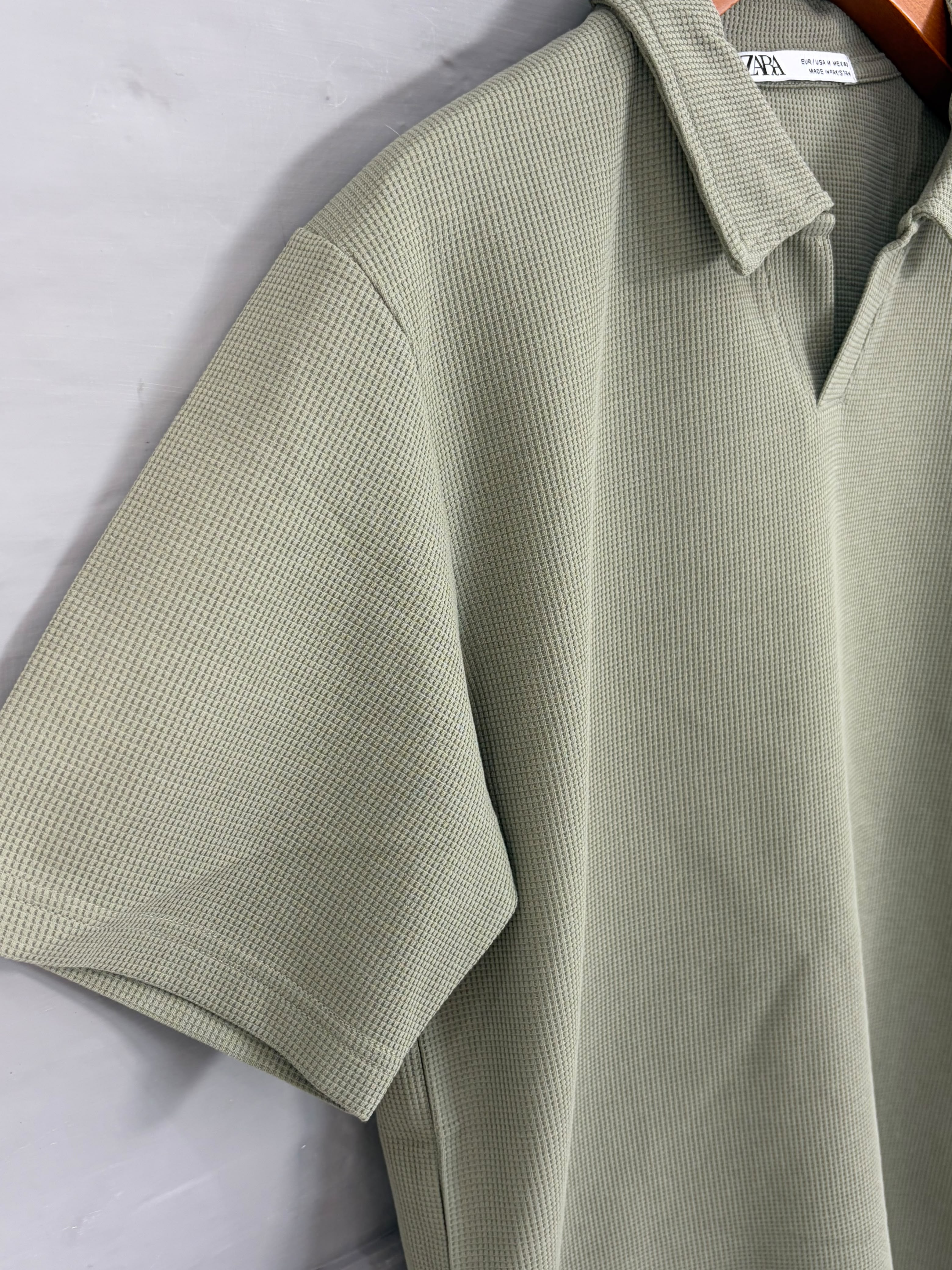 Sage Waffle Twin Set