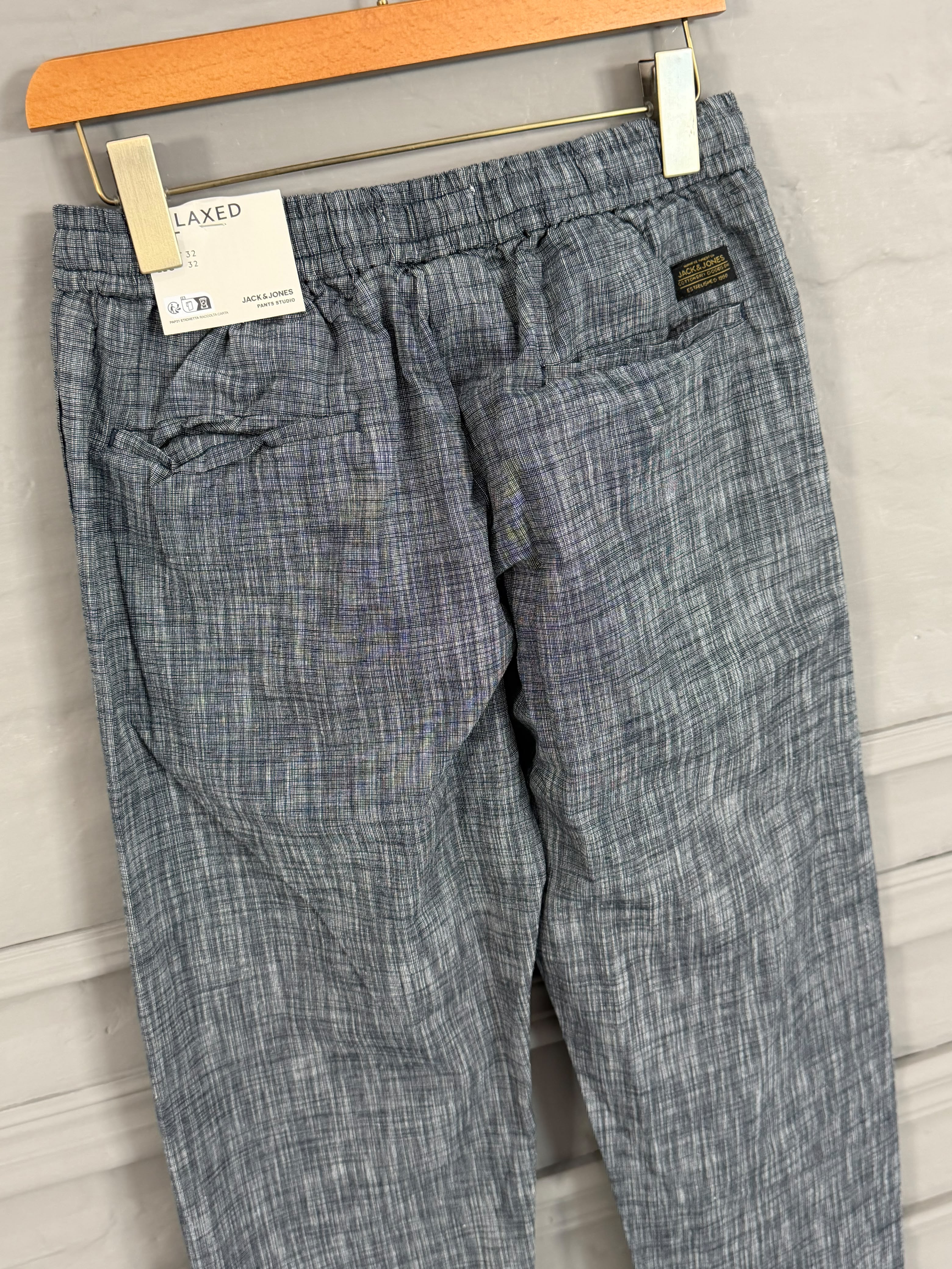 Retro TV Linen Trousers