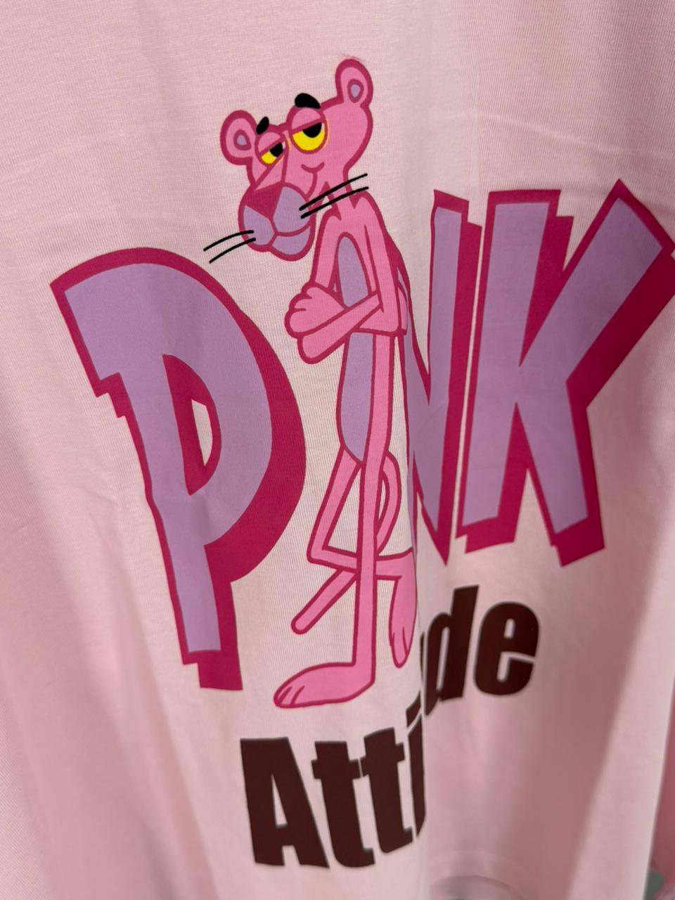 Pink Attitude Drop Shoulder