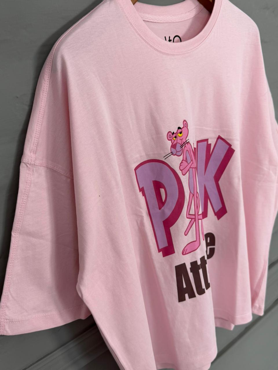 Pink Attitude Drop Shoulder