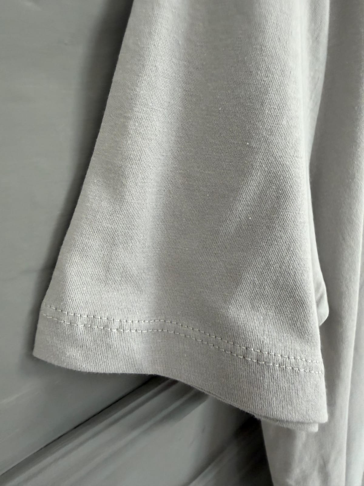 Minimal Grey Cotton Tee