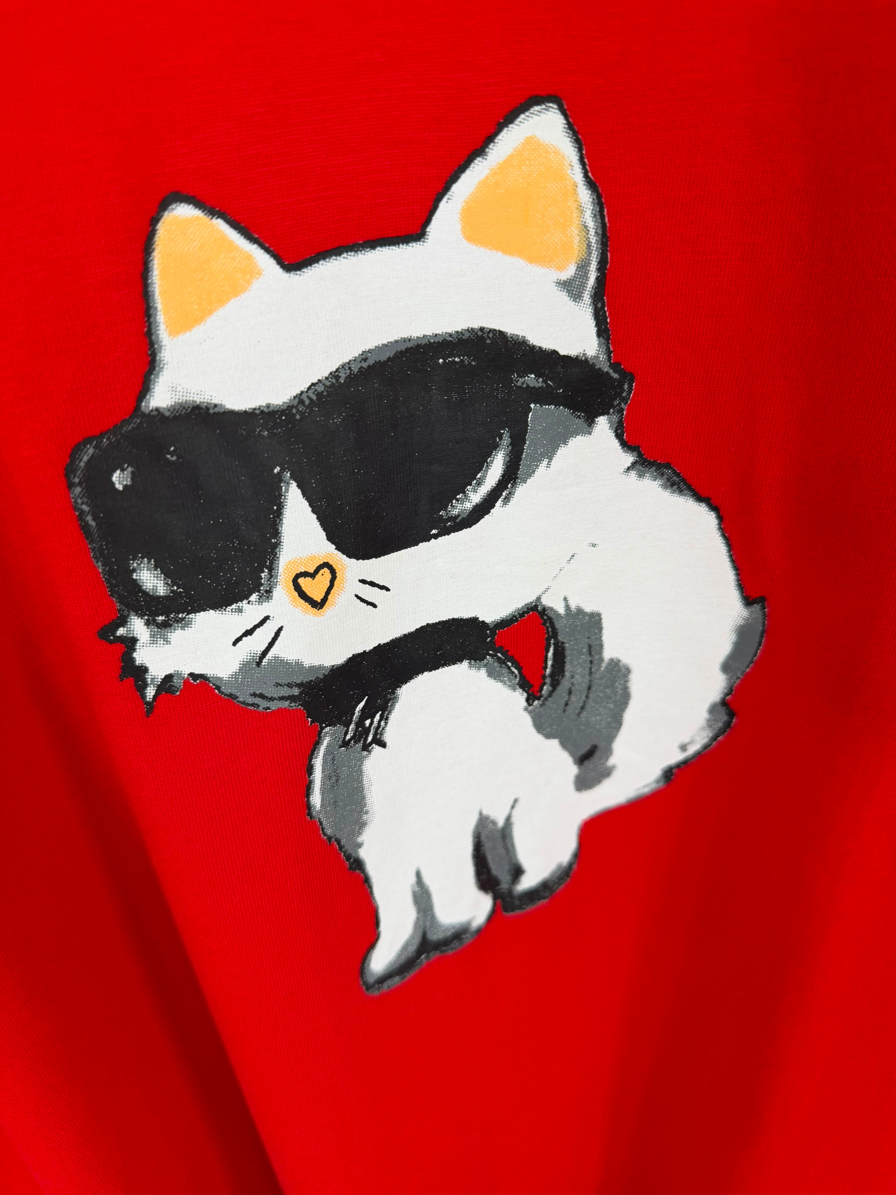 Sassy Cat Drop Shoulder